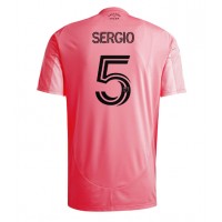 Stroje piłkarskie Inter Miami Sergio Busquets #5 Koszulka Podstawowej 2025-26 Krótki Rękaw
